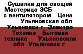 Сушилка для овощей Мастерица ЭСБ-11/18-300, с вентилятором › Цена ­ 2 849 - Ульяновская обл., Ульяновск г. Электро-Техника » Бытовая техника   . Ульяновская обл.,Ульяновск г.